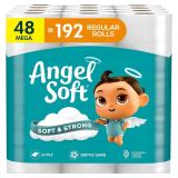 $33 Angel Soft Toilet Paper, 48 Mega Rolls = 192 R