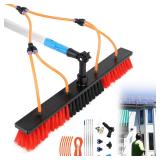 $110 32.8ft Long Water Fed Pole Brush Solar Panel