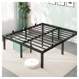 $60 Nelaukoko Queen Bed Frame, 14 Inch Metal Platf