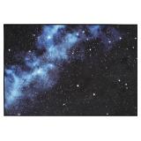 $59 Space Galaxy Throw Rug, Microfiber Soft 3x5, E