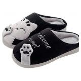 $14 Rojeam Ladies Cute Cat Animal Plush Slip On Wi