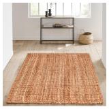 $51 Handwoven Jute Area Rug for Bedroom, Living Ro