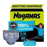 $56 Ninjamas Boys Bedwetting Nighttime Underwear,