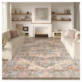 $60 Area Rug 6x9 Large Living Room,Machine Washabl