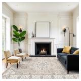 $110 8x10 Living Room Rug for Family- Washable Ori