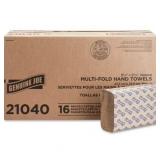 $30 Genuine Joe Multi-Fold Natural Paper Towels, 2