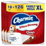$37 Charmin Ultra Strong Clean Touch Toilet Paper,