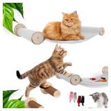$28 Cat Wall Hammock with Two Steps & Catnip Cotto