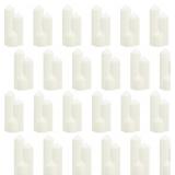 $160 White Pillar Candles Bulk Set of 72 3 Differe