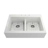 $399 Glacier Bay 34 in. Farmhouse/Apron-Front Doub