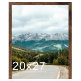 $32 20x27 Picture Frame Deep Brown for Wall Hangin