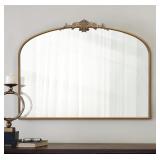 $150 Besdomus Vintage Arched Gold Mirror: 40'x29'