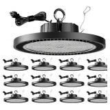 $320 12 Pack UFO LED High Bay Light 200W, 30000LM