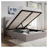 $300 SHA CERLIN Full Size Lift Up Storage Bed/Mode
