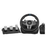 $130 PXN PC Racing Wheel with 3-pedal Pedals And S