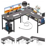 $90 Unikito Reversible L Shaped Desk with Magic Po