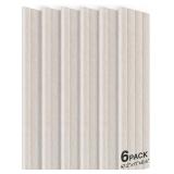 $64 6 Pack Large Acoustic Panels,47.2' x 11.8' 3D