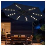 $157 Wikiwiki 10ft Solar LED Offset Hanging Market