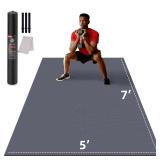 $110 GymCope Large Exercise Mat for Home Workout,1