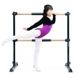 $79 Portable Ballet Barre, 4ft Freestanding Double