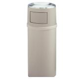 25 Gal. Ash/Trash Beige Classic Container with Doo