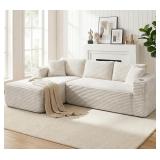 $360 Vongrasig 103' Boneless Sectional Couches for