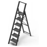 $158 6 Step Ladder for 12 Feet High Ceiling, Light