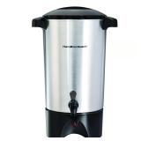 $65 Hamilton Beach 45 cups Black/Silver Coffee Urn