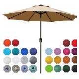 $44 Blissun 9' Outdoor Patio Umbrella, Outdoor Tab