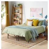 $105 Amazon Basics Bed Frame with Storage, Foldabl