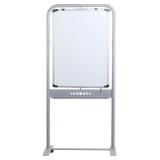 $73 VIZ-PRO Double-Sided Magnetic Mobile Whiteboar