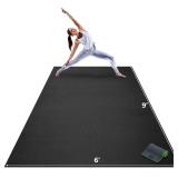 $230 Gorilla Mats Extra Large Yoga Mat   9'x6', 12