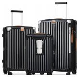 $170 Joyway 3 Piece Set Hardside Expandable Luggag