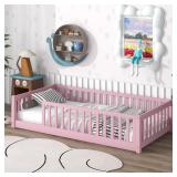 $150 Twin Size Kids Montessori Floor Bed,Twin Floo