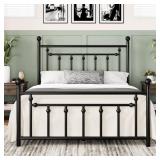 $119 Allewie 14 Inch Queen Size Metal Platform Bed