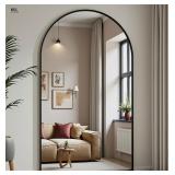 $200 Dewfig Arched Full Length Mirror, 78'x38' Lar