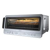 $200 Ninja Metal Black/Silver Toaster Oven w/Air F