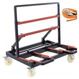 $249 Drywall Cart 2400 lbs Heavy Duty, Folding Pan