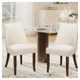 $150 COLAMY Upholstered Dining Chairs Set of 2, Mi