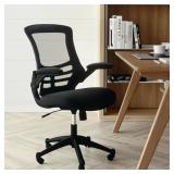 $188 BizChair Mid-Back Black Mesh Swivel Ergonomic