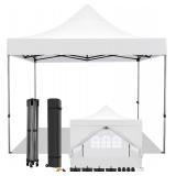 $160 COBIZI 10x10 Pop Up Canopy with 4 Sidewall,He