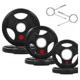$57 Fitvids Olympic Cast Iron 2-Inch Weight Plate