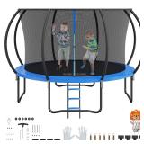 $337 VEVOR - 12FT Trampoline, 400 Lbs Trampoline w