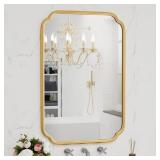 $98 Ferytange Gold Bathroom Vanity Mirror for Wall