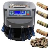 $128 Electronic USD Coin Sorter and Counter with L