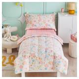 $40 Joyreap 4 Piece Cotton Toddler Bedding Set for