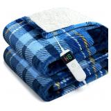 $53 Electric Blanket Heated, Soft Flannel 50'x60'