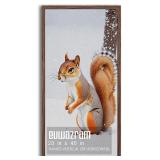 $50 Rustic Walnut 20x40 Frame - Single Frame, 20 x
