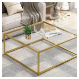 $62 Glass Coffee Table, Small Square Coffee Table