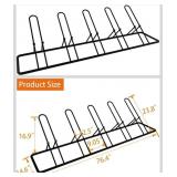 5 Bikes Floor Parking Rack Stand for Bicycle Garag